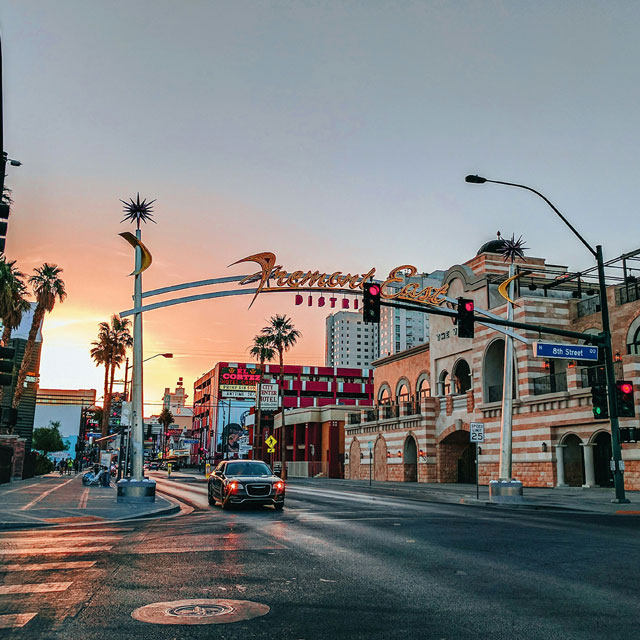 Fremont Street Las Vegas.